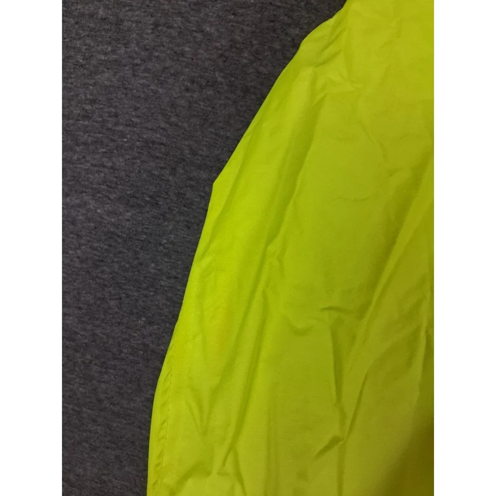 Grundens Mens Jacket Small Black Yellow Rainwear Hooded Nylon Waterproof Work